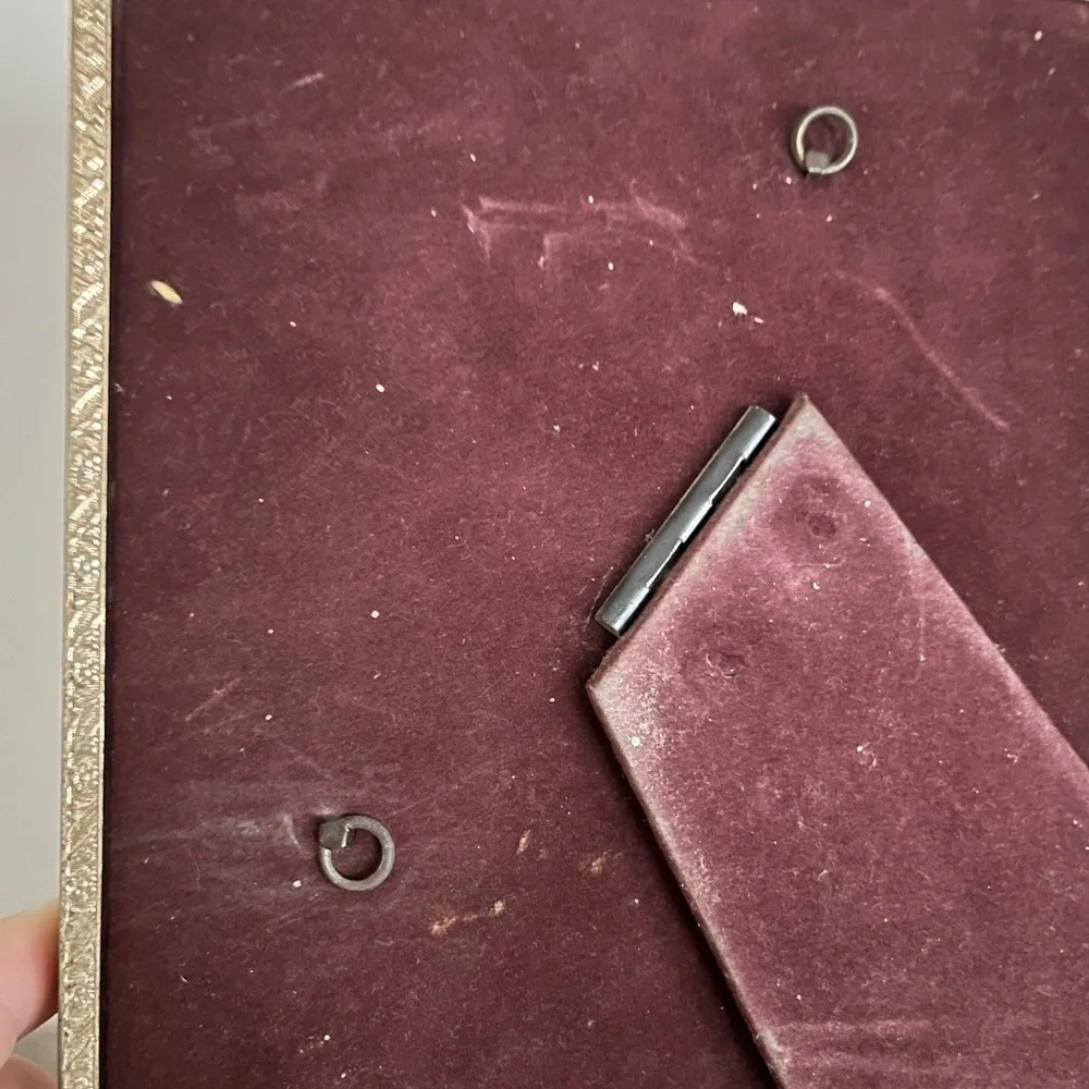Vintage Gold Metal Photo Frame